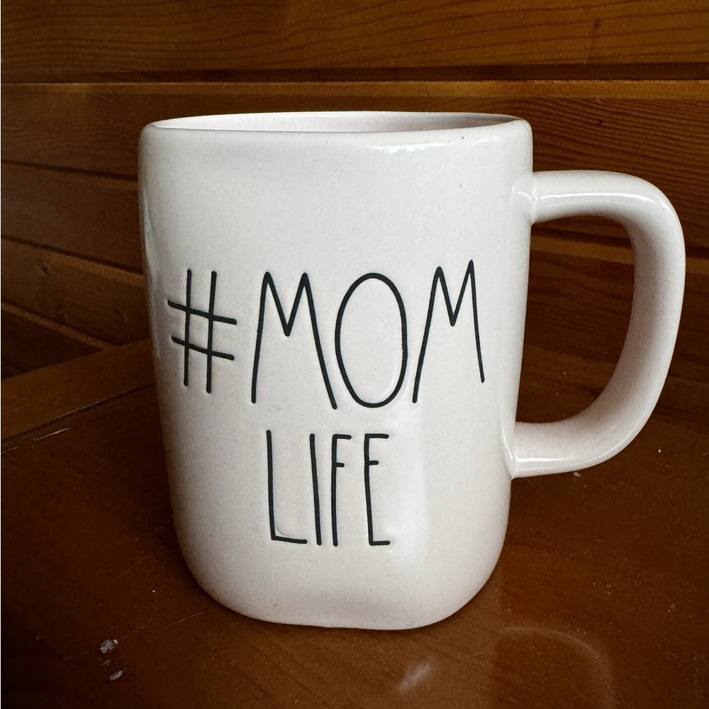 Rae Dunn Cream #MOMLIFE Mug